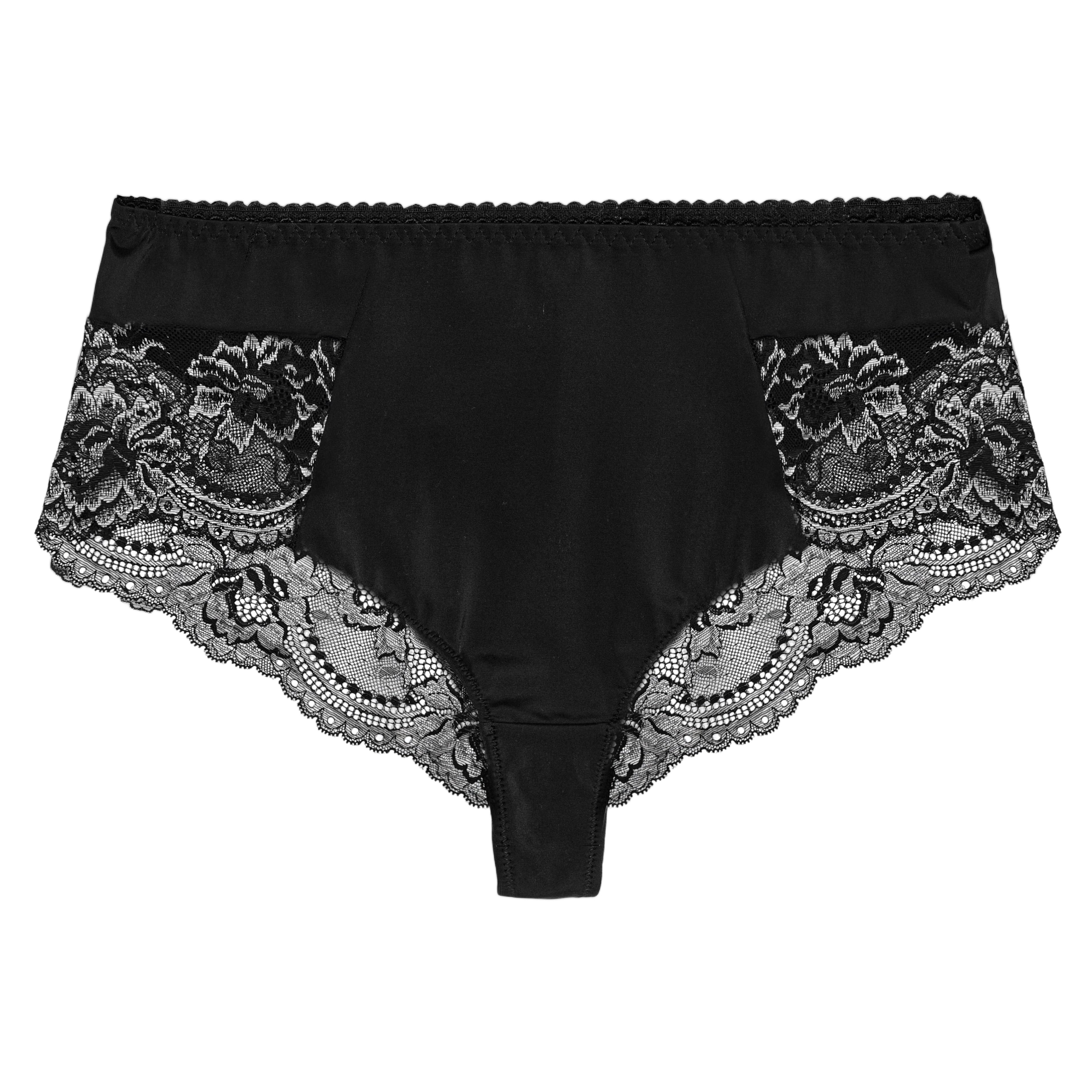 Silver Night Luxury String Sort/Sølv
