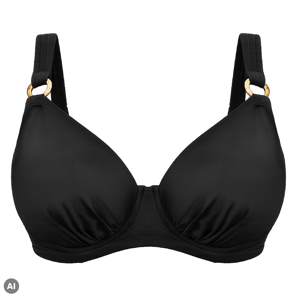 Noir Deluxe Hjerteformede Bikini Top