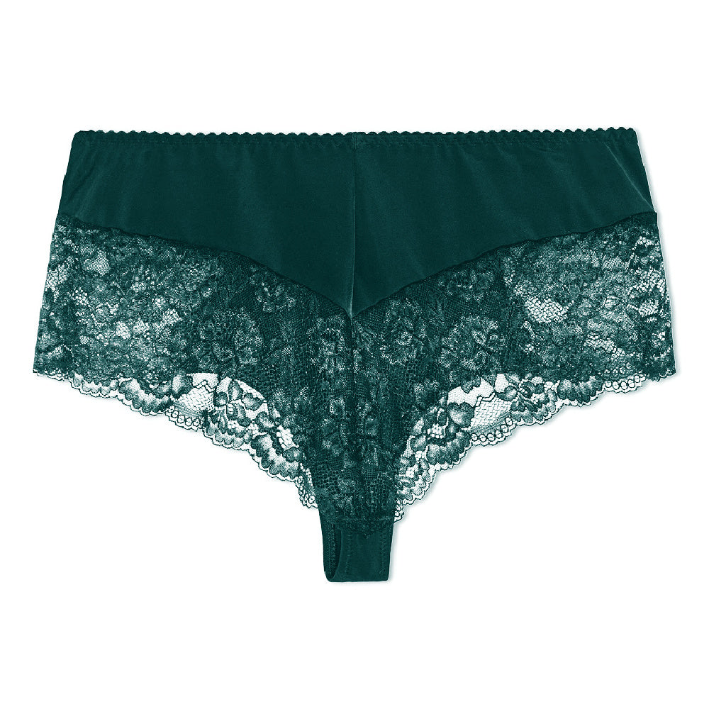 Floral Luxury String Emerald Green