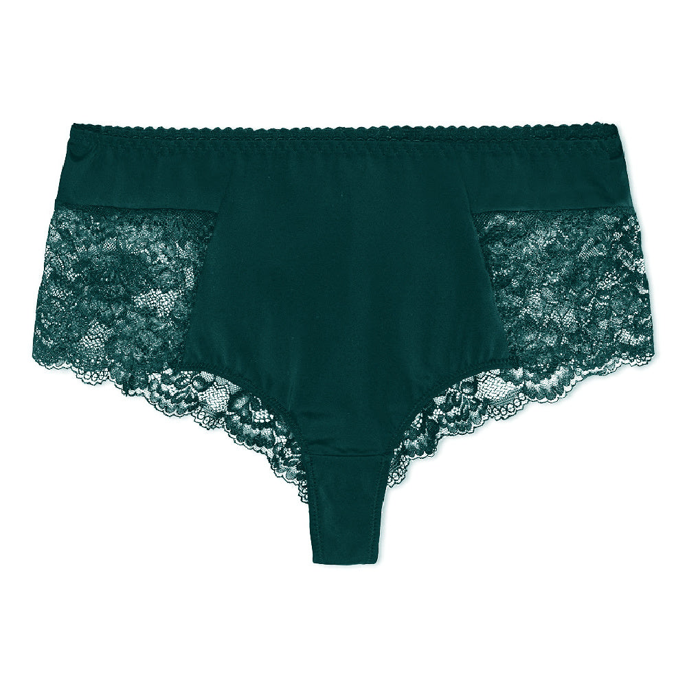 Floral Luxury String Emerald Green