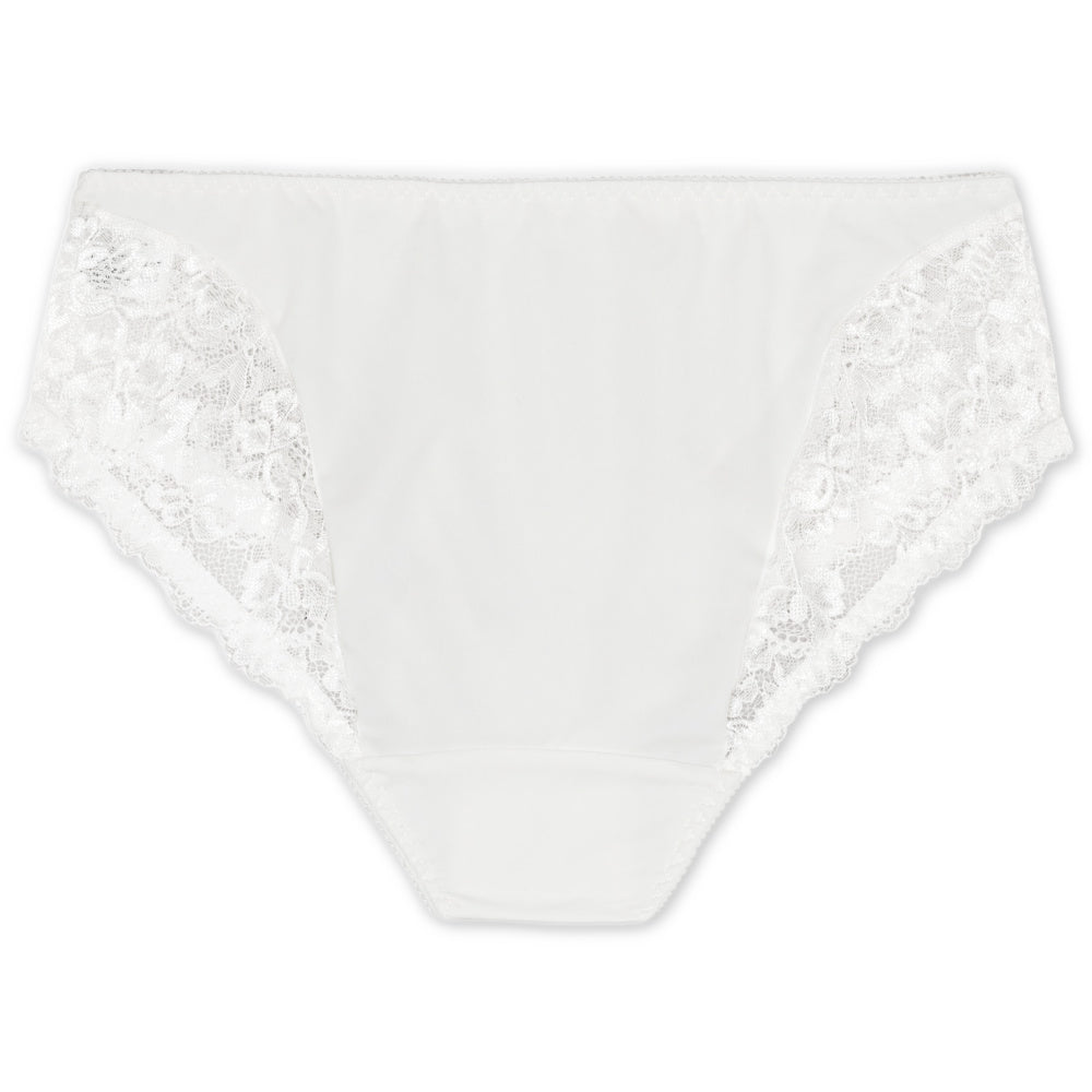 Floral Full Brief Offwhite