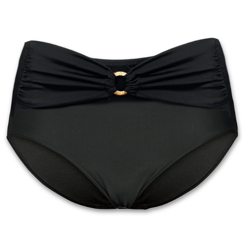 Noir Deluxe Bikini Full Brief Black